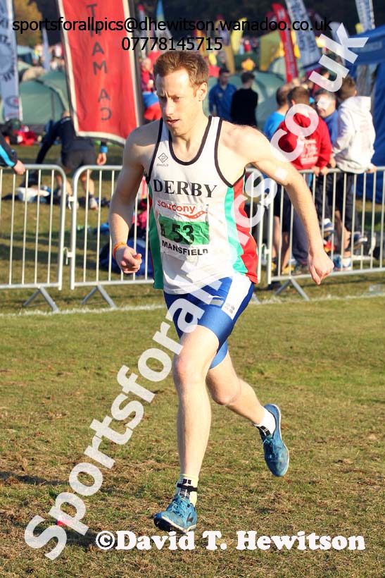 Senior men, National Cross Country Relays, Berry Park, Mansfield. Photo: David T. Hewitson/Sports for All Pics